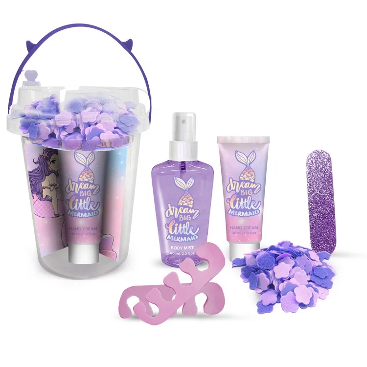 Wholesale private label luxury soap confetti and body mist and hand cream special gifts for girl set