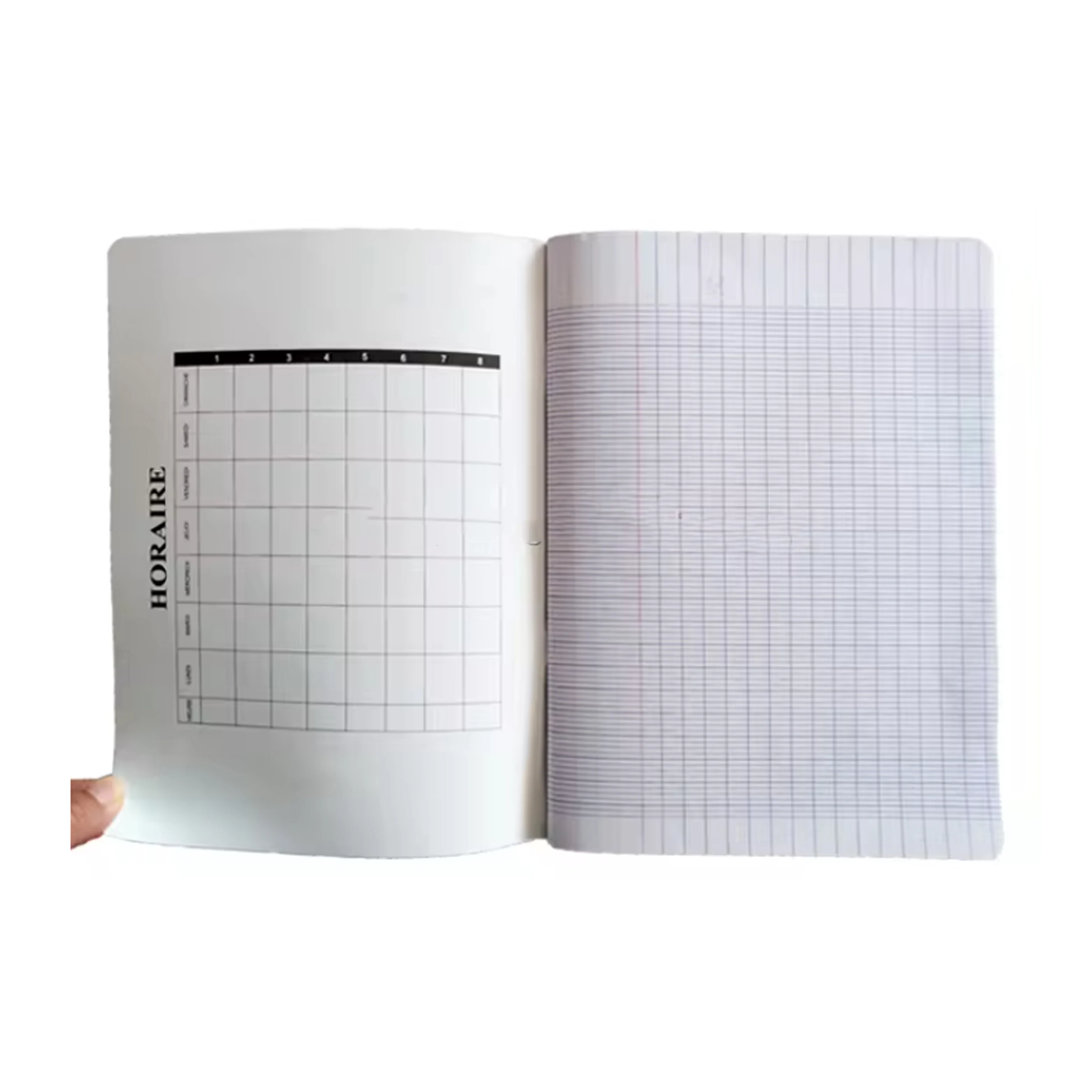 custom Printed Style african French philippines Line elementary Exercise Notebook for cheapest School Student notebook