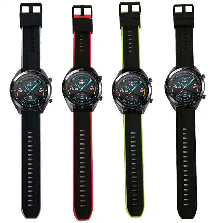 NEW hot selling replacement wristband magic watch GT GT2 42mm 46mm two colored watch band straps