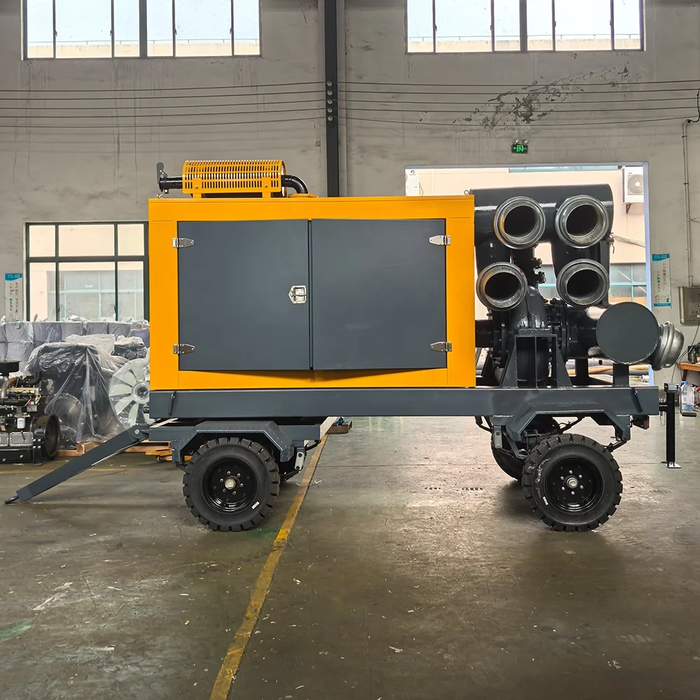 Fixed type high quality diesel engine customized vacuum centrifugal pumping station