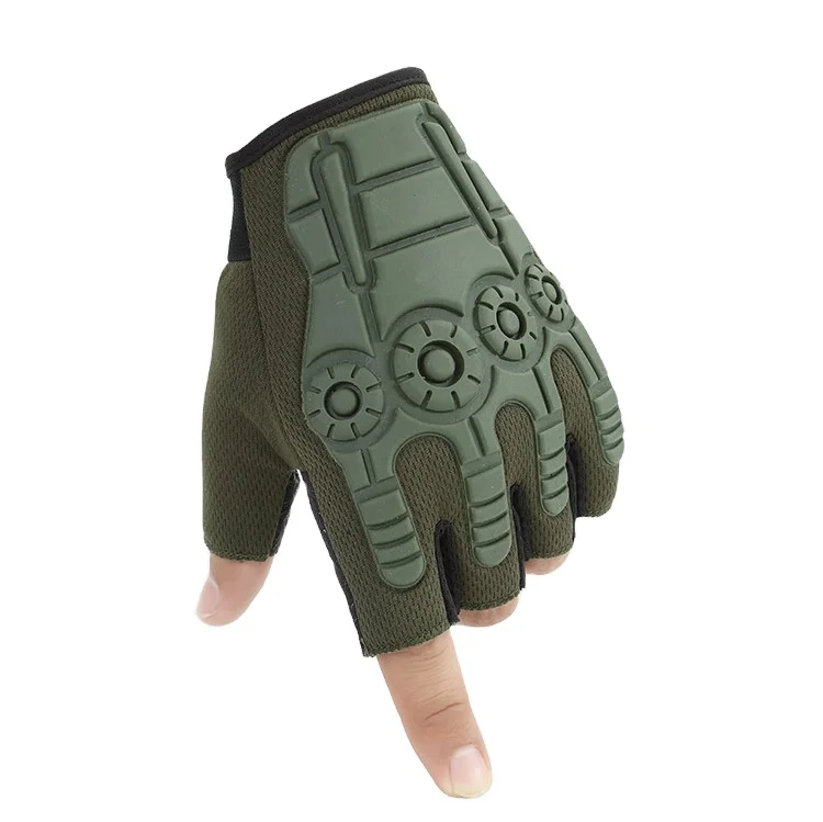Breathable Anti Impact Gloves Half Finger Training Motorcycle Tactical Gloves