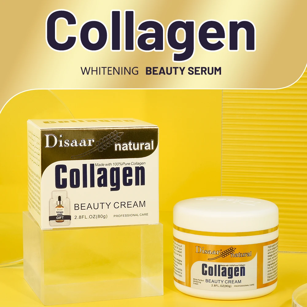 Disaar Natural Collagen Face Cream Anti Aging Wrinkle Cream Skin Whitening Moisturizing Facial Care Cream Beauty Products