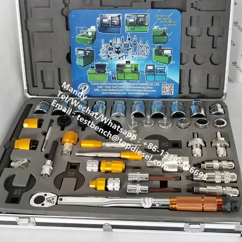 DONGTAI Manufacturer NO.001-2 Full Set Common Rail Tools 42pcs CR Disassembly And Repair Tools Without Support