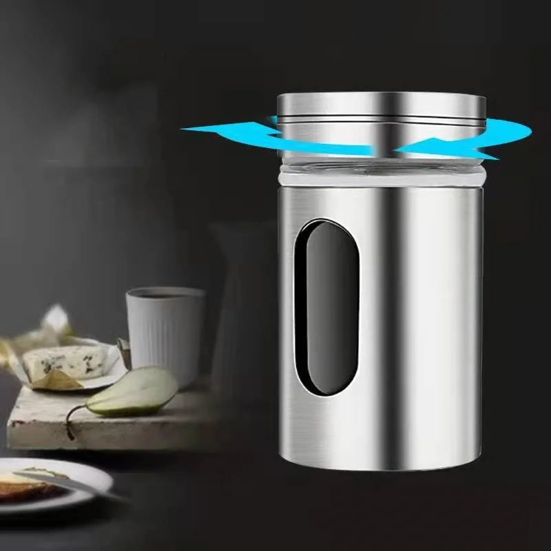 Stainless Steel Salt And Pepper Shakers Spice Shaker