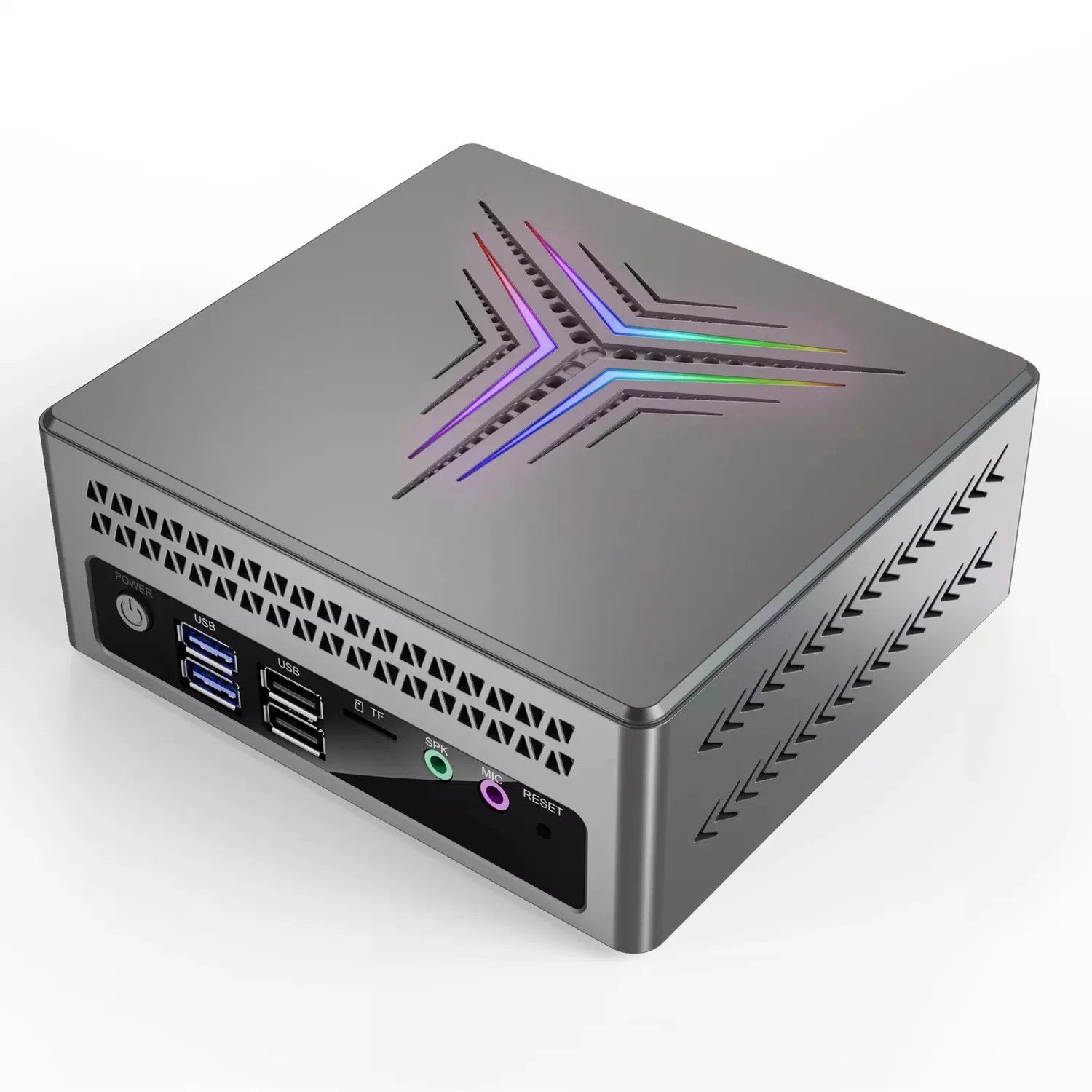Umelody Factory NEW Model JK01 Intel N5095 MINI PC DDR4 8G 16G Big memory SSD with RGB light 8K Gaming pc