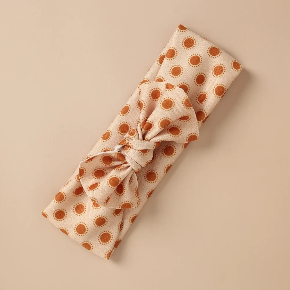 New childrens jewelry retro elastic childrens hairband  bowknot baby headdress childrens hair accessories