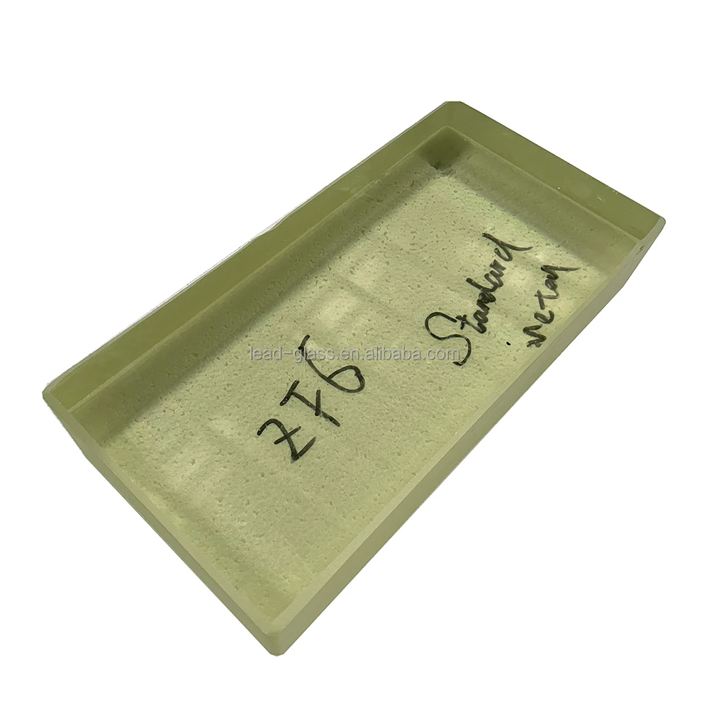 Radiation and X-ray Resistant ZF7 6MM 7MM Lead Glass in Hospital CT Rooms