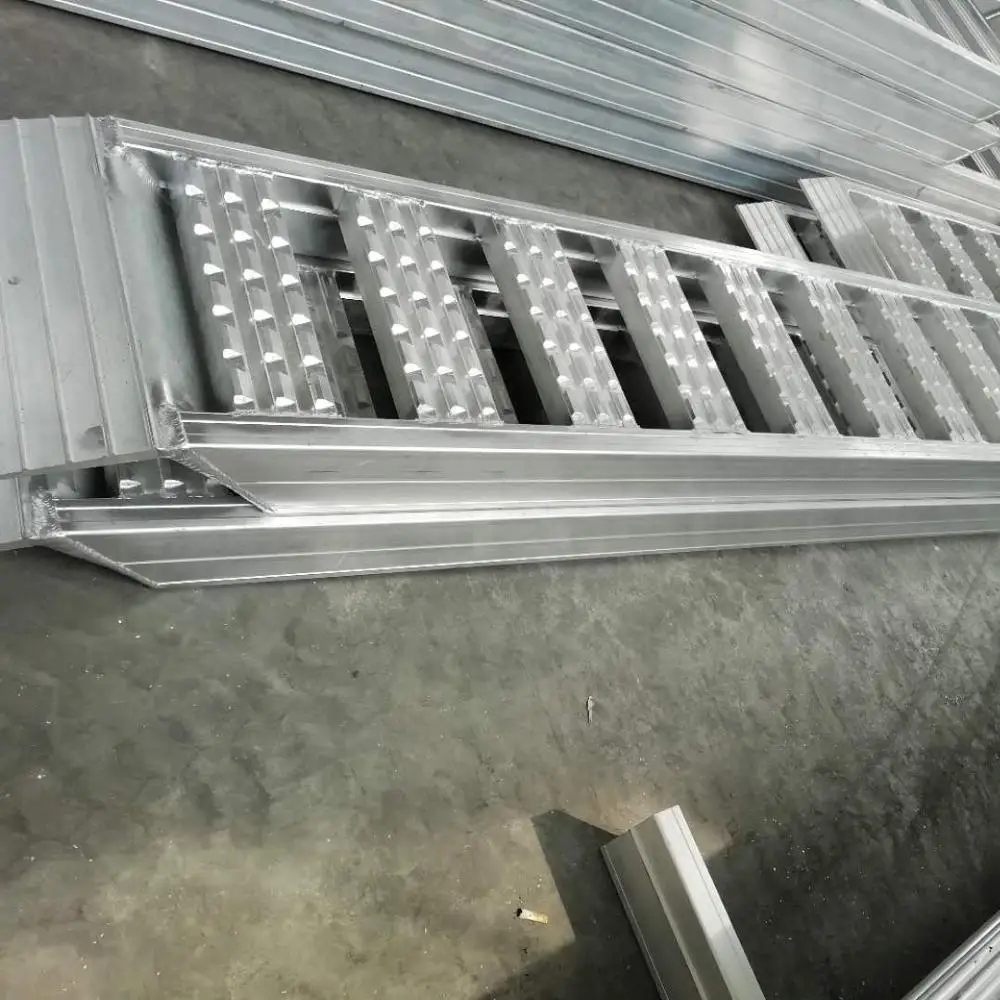 3.5 meter aluminum loading ramps aluminum ramps for excavators