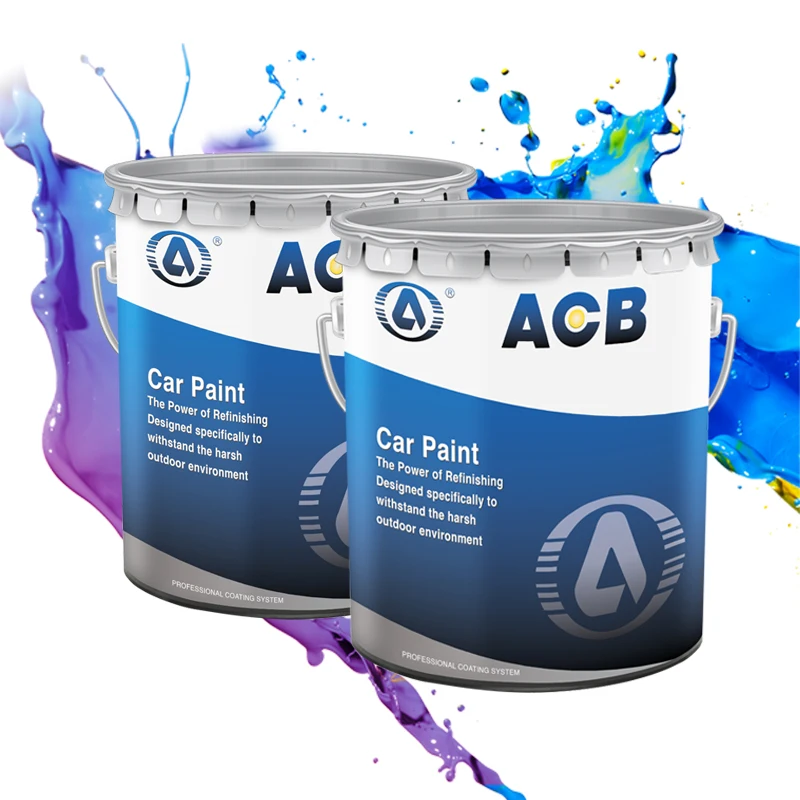 Clear Coat ACB Auto Paint China Best Supplier 2K Epoxy Primer Fast Drying Time Automotive Paint