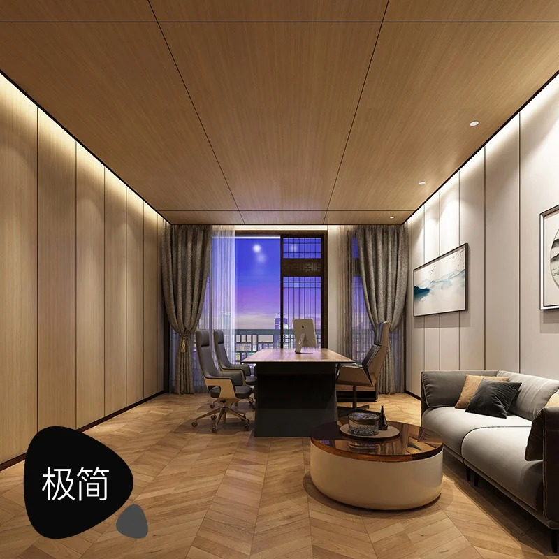 Bamboo Fiber Plate Bamboo and Wood Fiber Integrated Wallboard Bamboo Charcoal Fiber