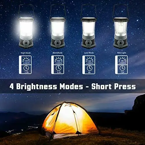  Высокое качество 3xCOB светодиодный кемпинговый фонарь USB аккумуляторная Power bank Открытый Портативный осветительный тент софтбокс крючок лампы