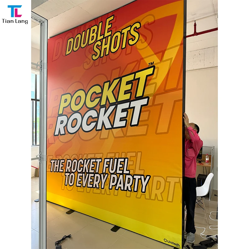 TianLang, бесшовный Модульный Выставочный светодиодный экран, внутренняя выставка, анимированная графика, светодиодная плитка, экран, видео стена