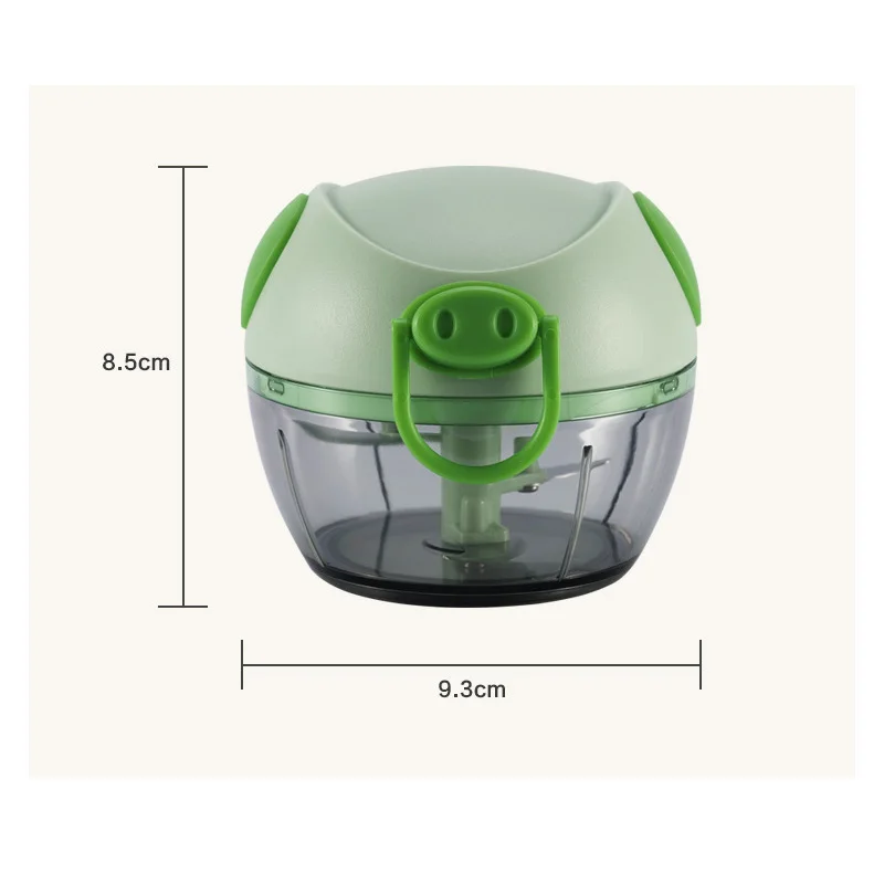 Eco-friendly Convenient Easy to Clean Colorful Household Manual Masher Peanut Sesame Pepper Meat Fruit Minced Garlic Blender