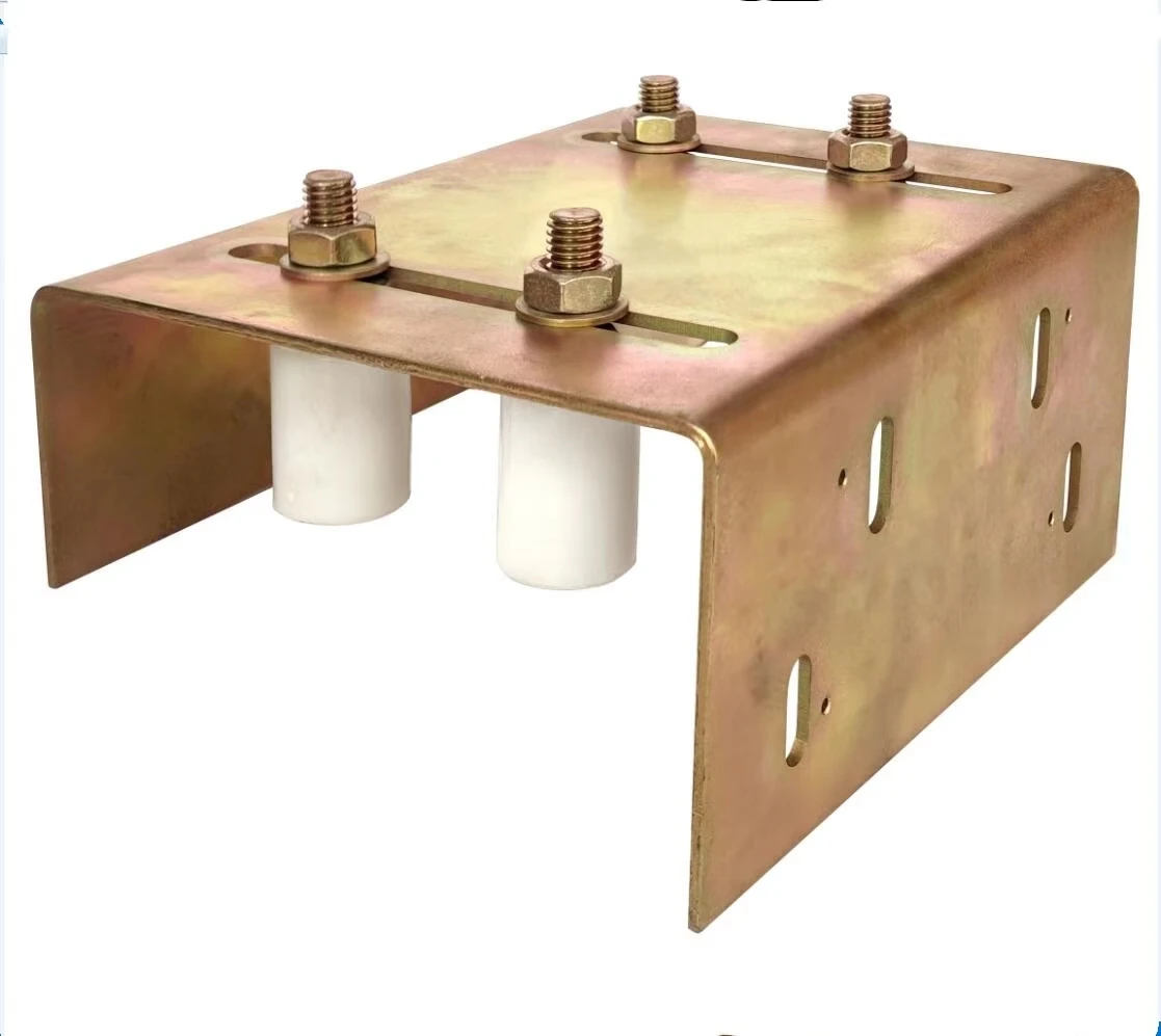 Hardware For Door Sliding Door Guide Bracket With Nylon Roller Sliding Gate Upper Guide Bracket Components For Gateways