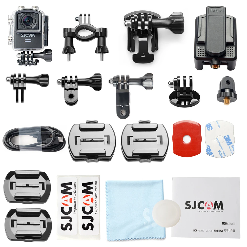 New Product Cheapest Waterproof SJCAM M20 CAMERA Full 1080P HD 360 Video WiFi  Outdoor Sports 4K WiFi Action Camera