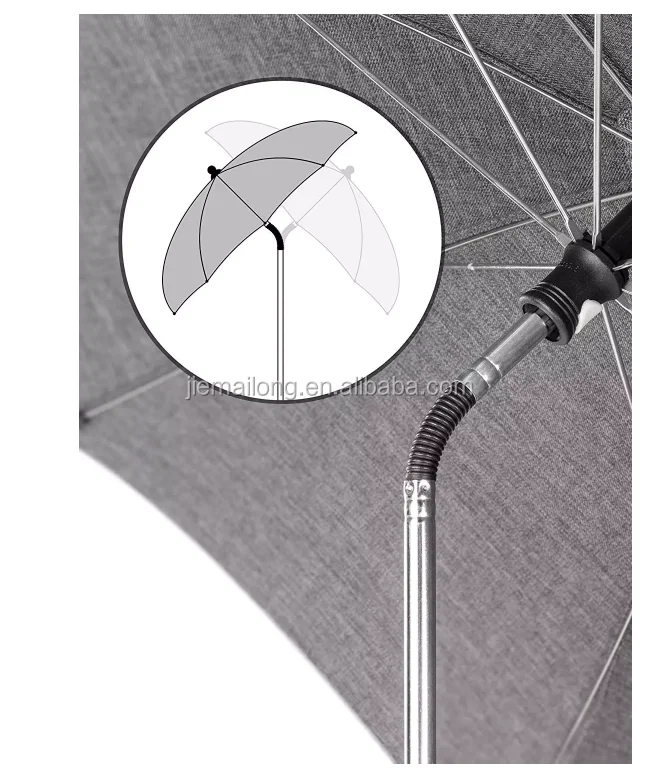 table universal oxford cloth black coated umbrella clamp umbrella with univers clamp for baby stroller