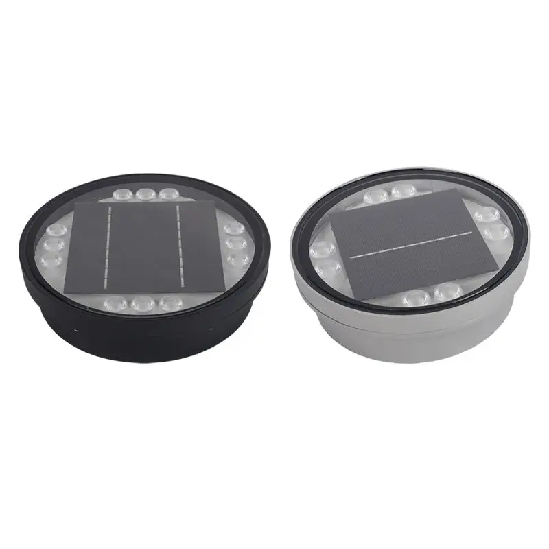 IP68 Waterproof Led Solar Ground Lights Outdoor Solar Disk Light Parking Square Park Garden Walkway Lawn Solar Powered Lamp