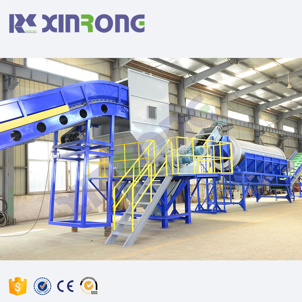 
plastic waste bottle washing recycling machine plant of best price 