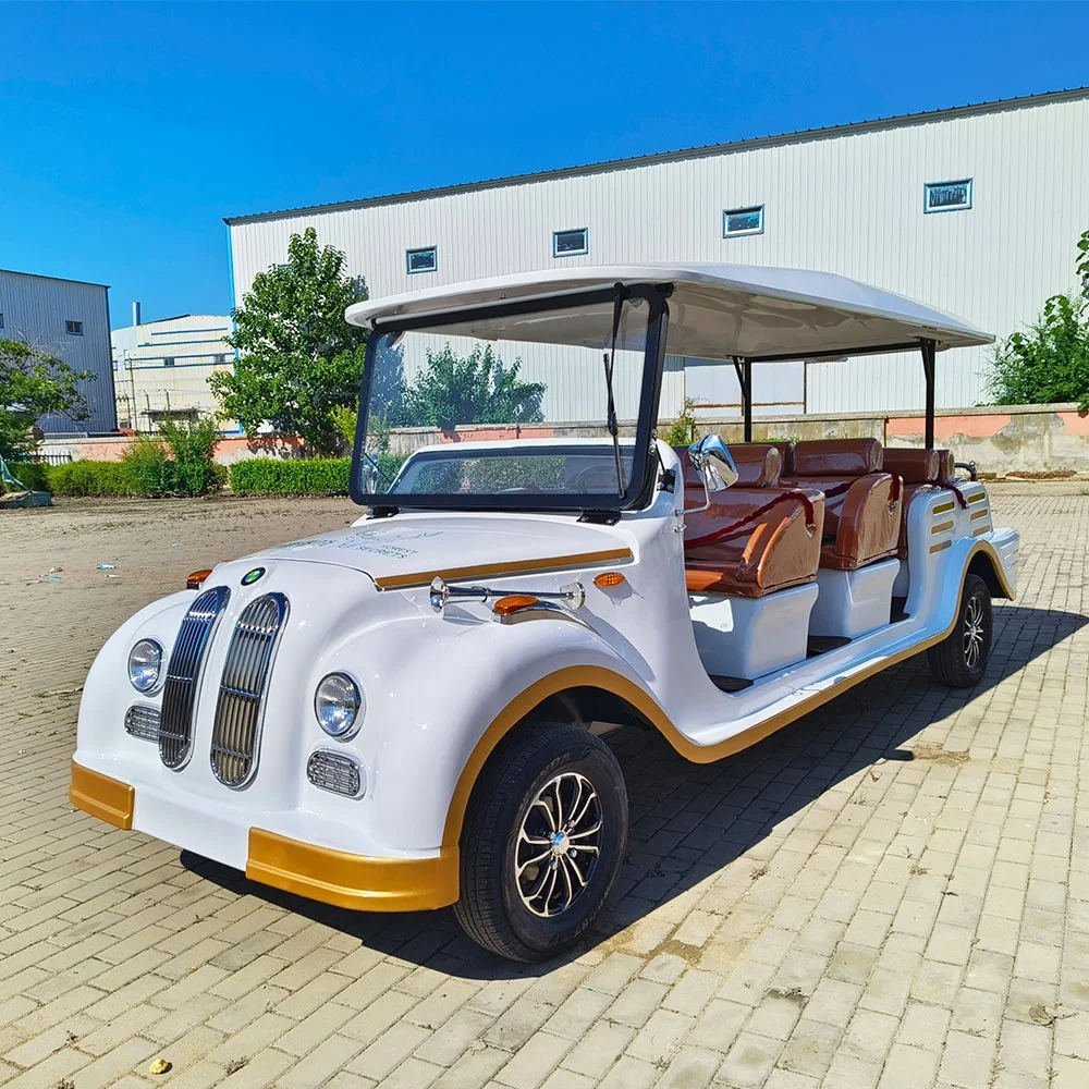 2024 New Style Product 8 11 Seat Oldtimer 72V Vintage Electric Classic Cars High Speed For Adults
