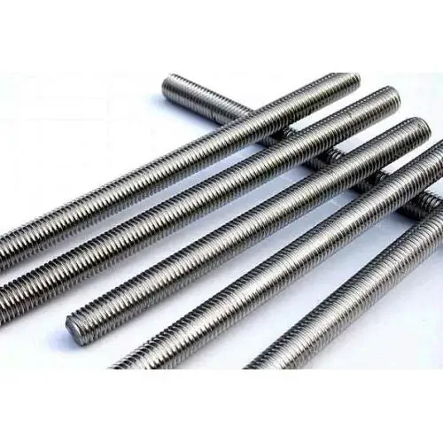 Fastener Double End Studs Threaded Rod Stud Bolt High Strength 8 8 Grade ASTM A193 B7 Stainless Steel Carbon Steel Black Plain