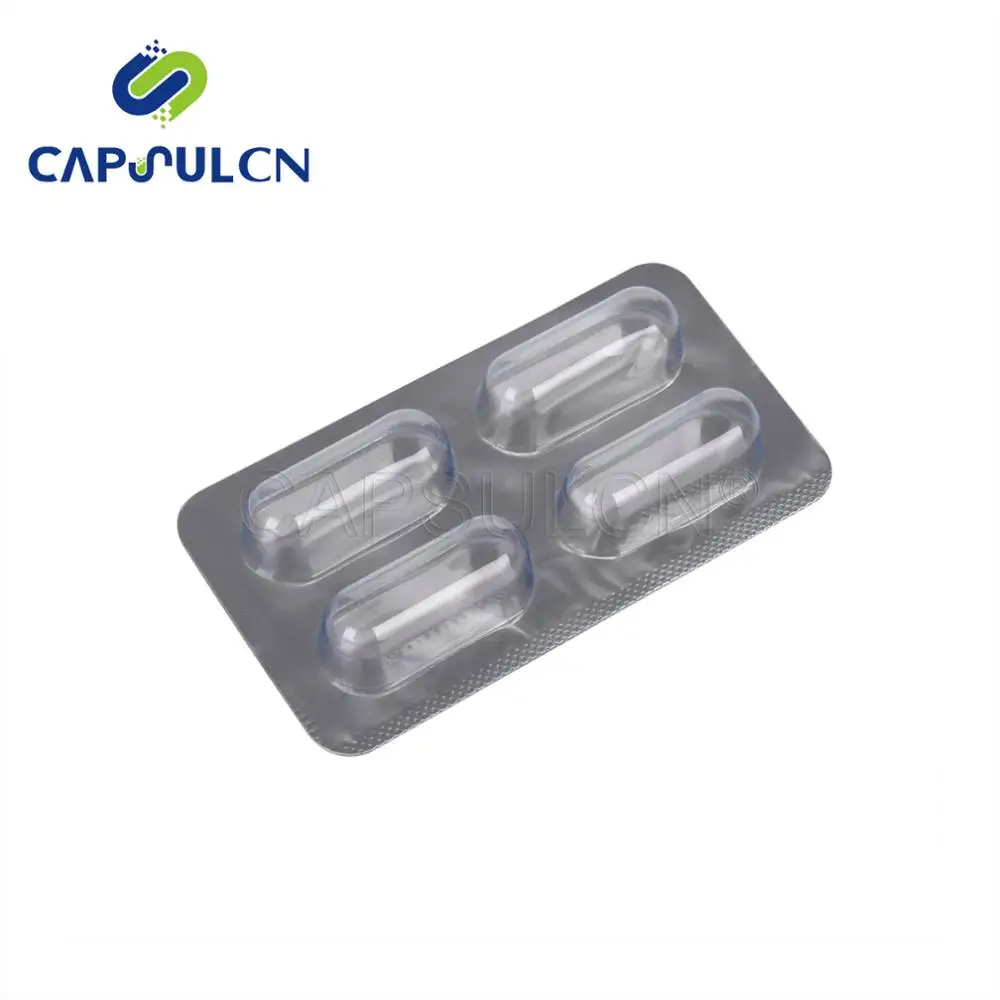 
4 Capsules Size 00 Custom Pill Blister Packaging 