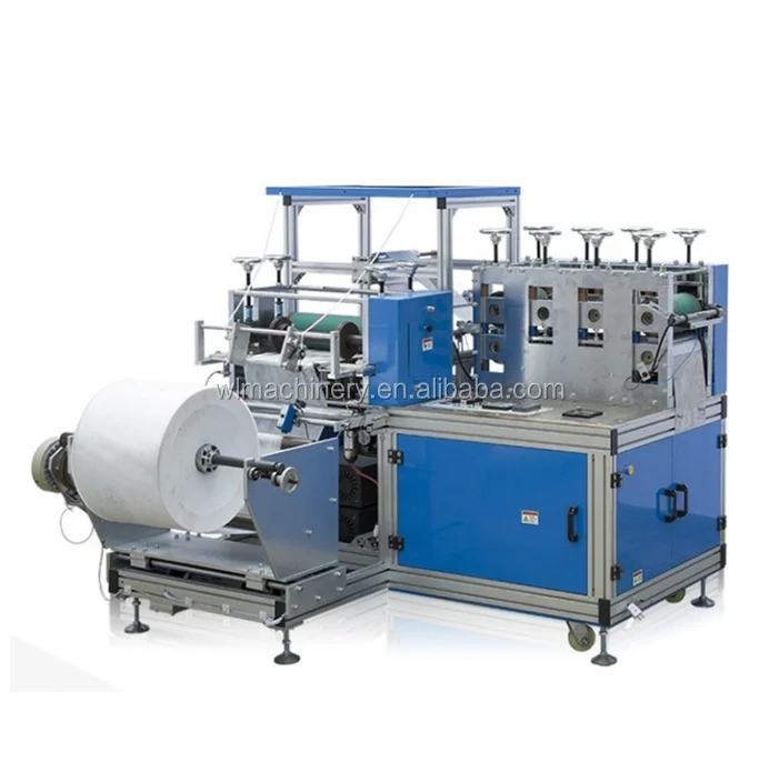 High speed Disposable surgical  Nonwoven shoe cover machine on sale ultrasonic sealing