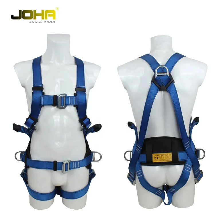 buckles double hook with lanyard belt of name for sale electrical industrial  climbing parts full body equipment safety harness