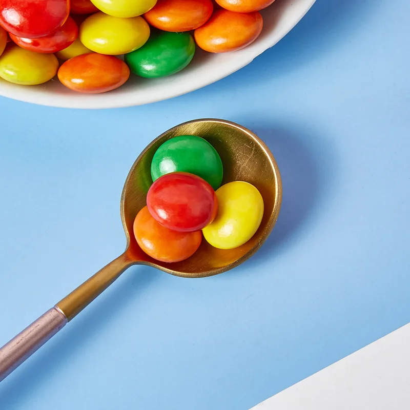 Wholesale Private Label multi-fruit flavor chocolate bean Sweets Jelly Candy