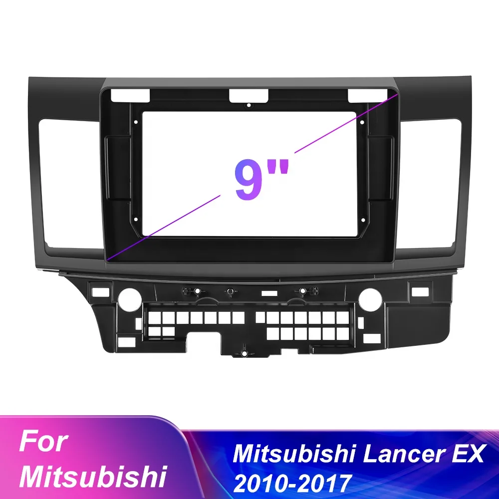 (AU/EU/US Stock) Podofo 10.1' Car Frame Screen Panel For Mitsubishi Lancer EX 2010-2017 Car Radio Frame Interior Accessories