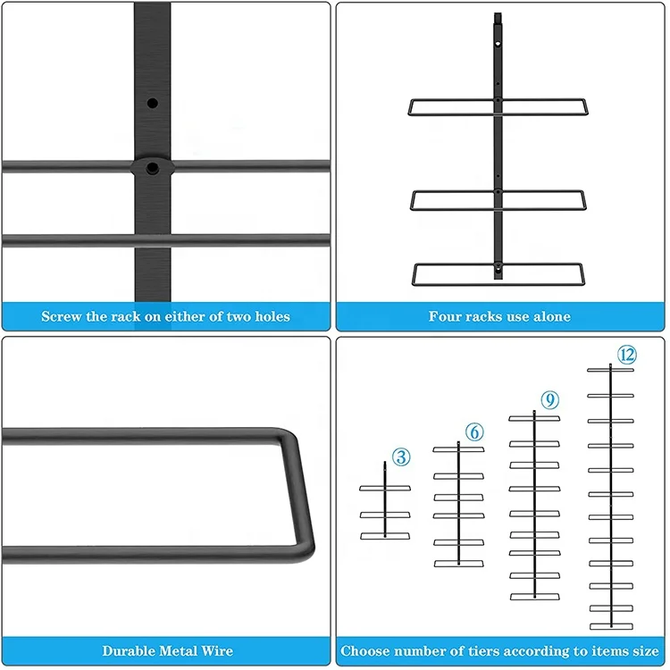 Wine Rack Glass Holder Wall Mounted Vertical Decorative Bottles Black Home Horizontal Metal Modern Shelf Hanging Wines