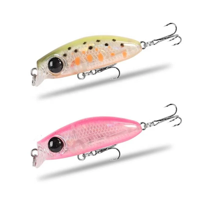 12 Colors 2.5g 35mm Artificial Hard Mini Minnow Lure Lifelike Slow Sinking Fishing Bait For Casting customization