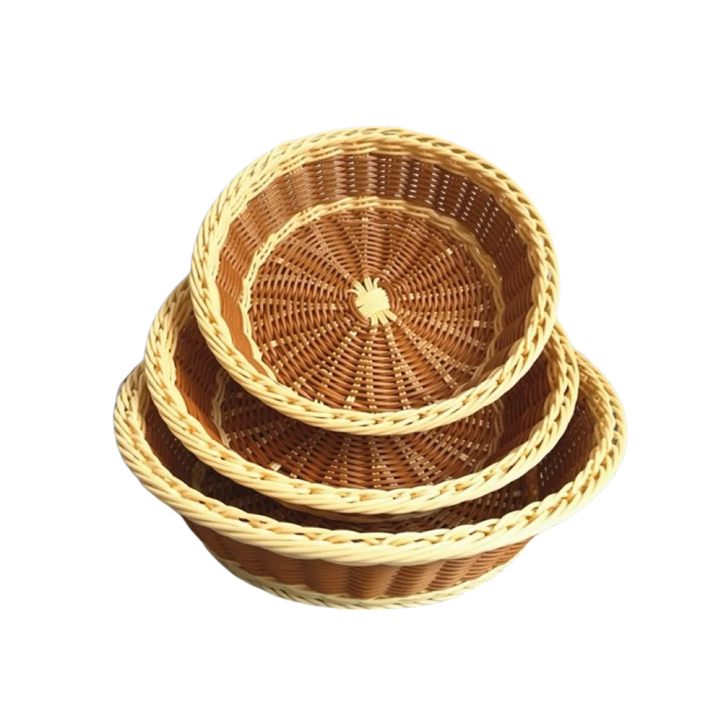 Оптовая продажа плетеная корзина из ротанга