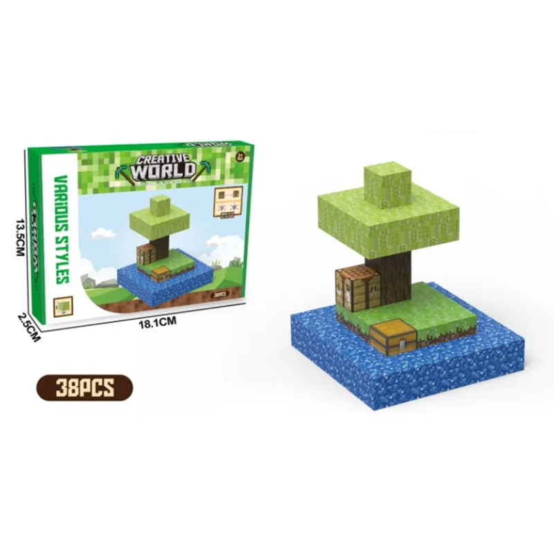 New Toys My World Magnetic Building Blocks Puzzle Steam Toys Hands-on Ability To Develop Brain Cube Blocks For Kids