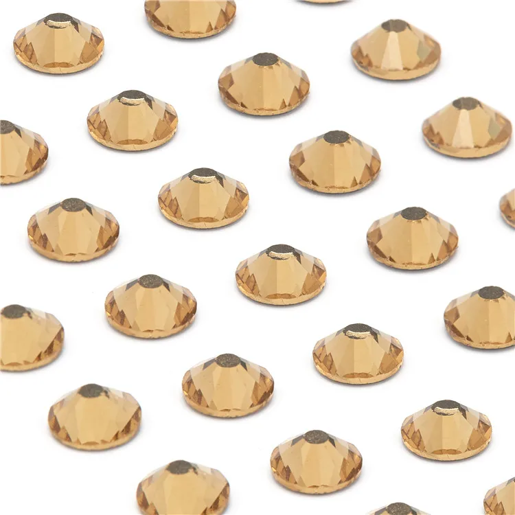 
Lt.Topaz ss8 Austrian Quality Rhinestones Flatback Hotfix On Shoes 