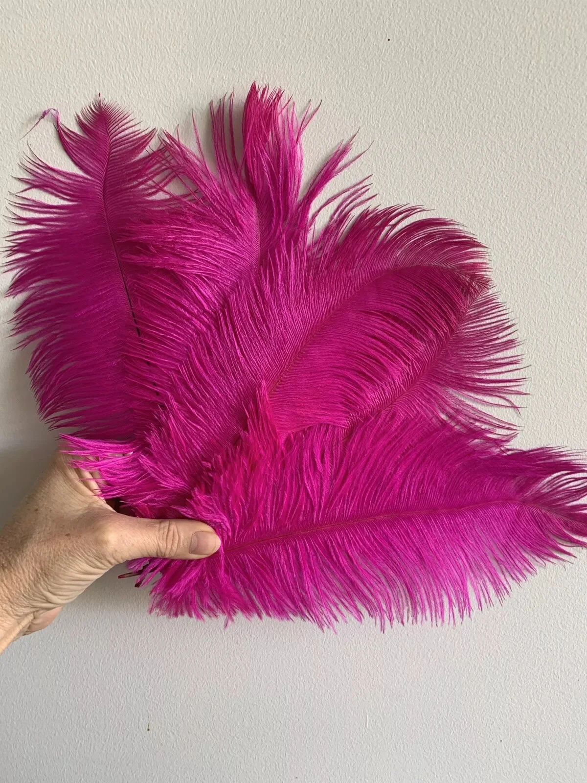45-50cm Wholesale White Ostrich Feathers Plums For Party Wedding Carnival Festival Feather Decoration Diy Arts Craft De Avestruz