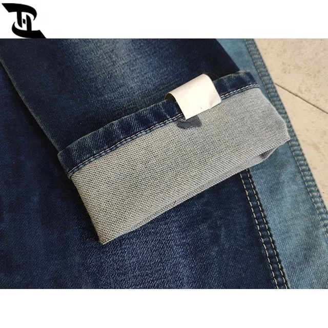 High stretch thick denim fabric with spandex 390gsm YH1689