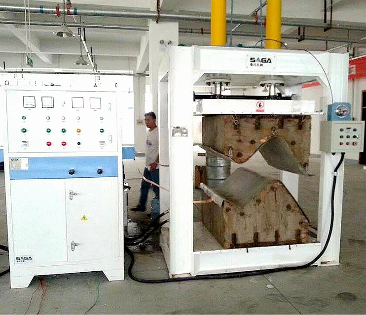High Frequency Heating Press Machine For Veneer Wood Curving(80ton)