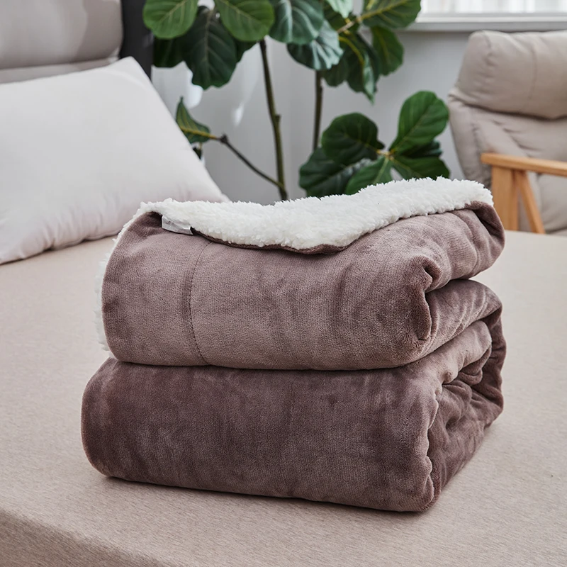 Custom Super Soft Sherpa Fleece Flannel Throw Blanket