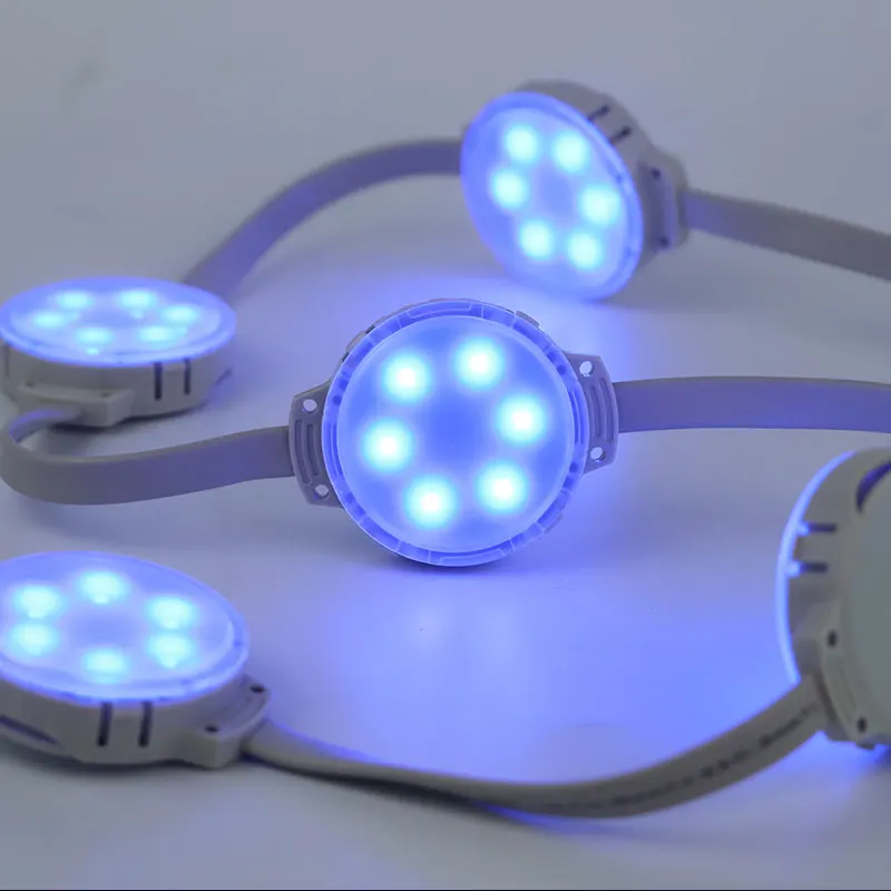 Chinese lighting manufacturers DMX control led point lights waterproof outdoor 50mm rgb led pixel light facade