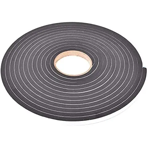 Neoprene foam tape High Density Foam Tape Neoprene Weather Stripping for Door Insulation, Soundproofing, Rattle