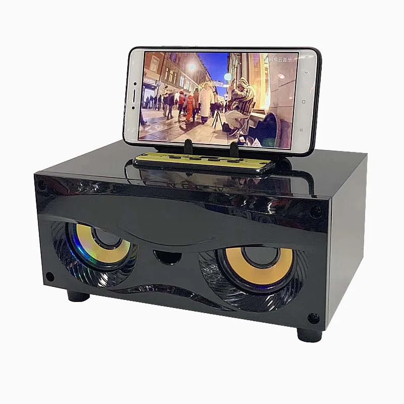 Factory wholesale cheap price wood finish Home Stereo High-Performing HiFi 2-Way Passive Home karaoke Speakers with microphone