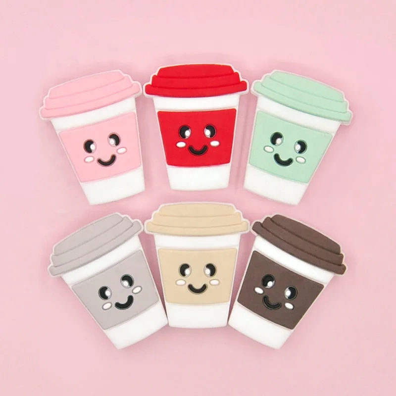 New 2022 Multistyled cute animal shape cow silicone focal beads for pen making silicone Beads