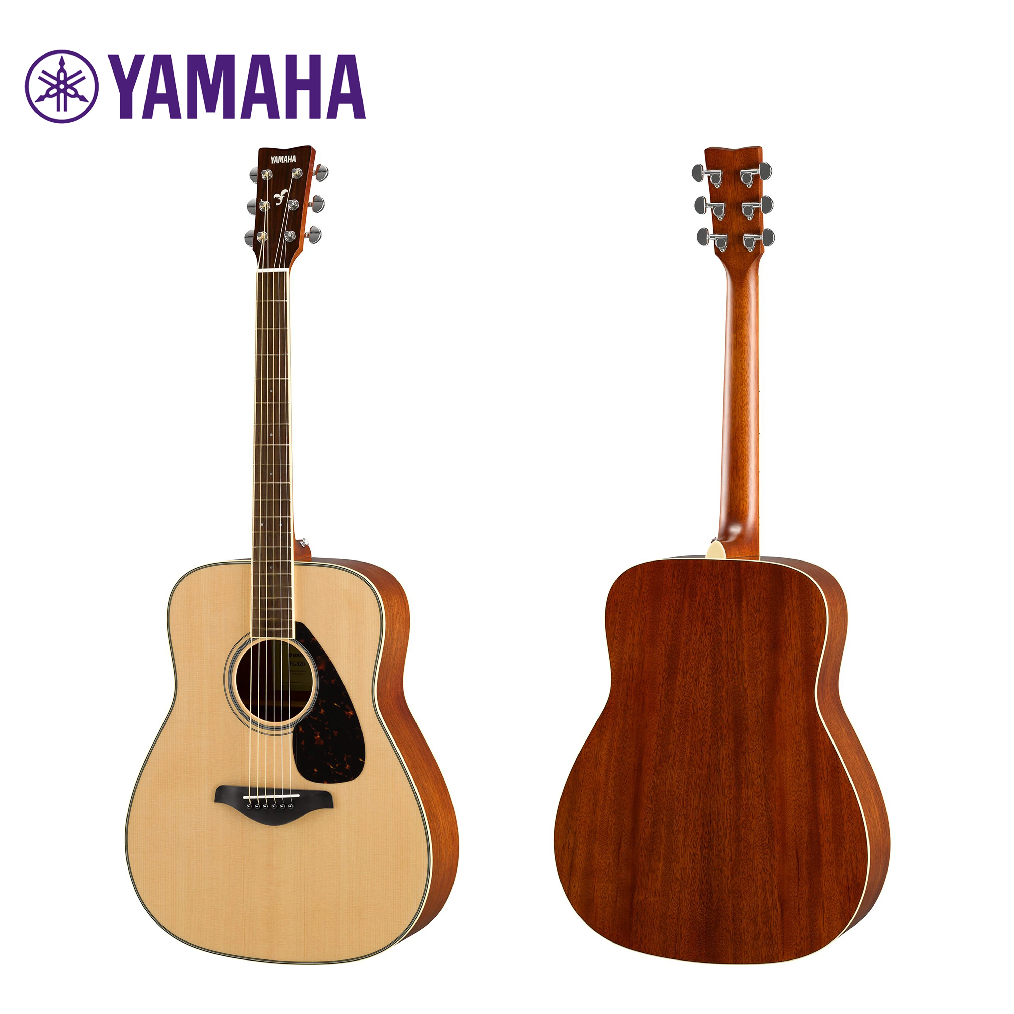 Yamaha Folk Guitar  FG820 Acoustic Guitar Steel guitar Beginner adults and children Steel strings guiatar 41Inch