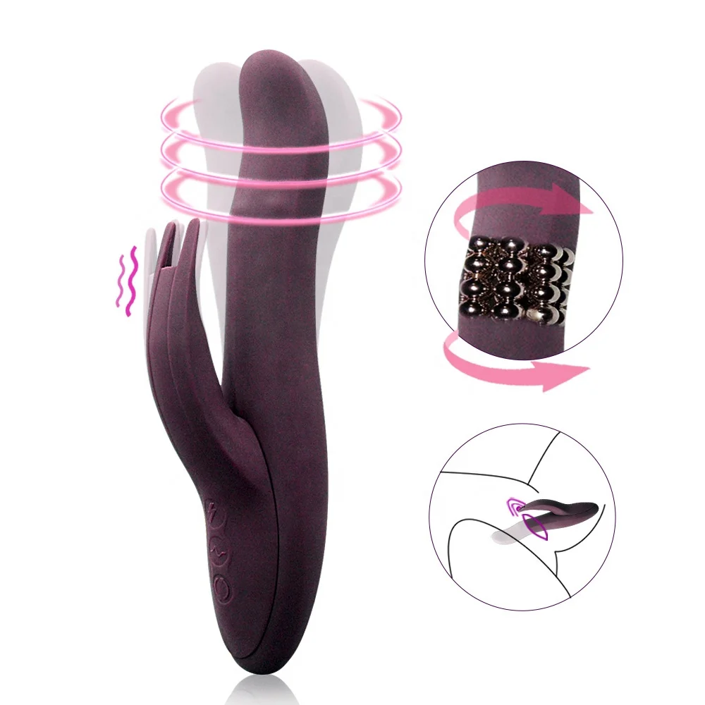 
Rotating Rabbit Vibrator High Performance Female Masturbator Massage Dildo Vibrator for Woman Clitoris Vagina G Spot Stimulation 