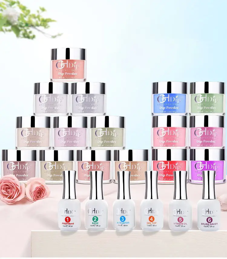 15ml Nail Dipping Liquid, Gel Base for Dipping Powder Nails, No need of uv/led light