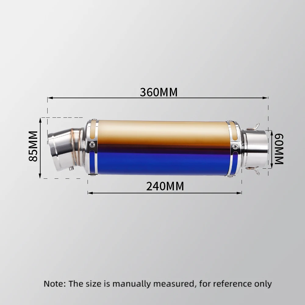 Racing Motorcycle Slip on Exhaust 51mm Performance  Motorcycle Mufflers Exhaust Silencers