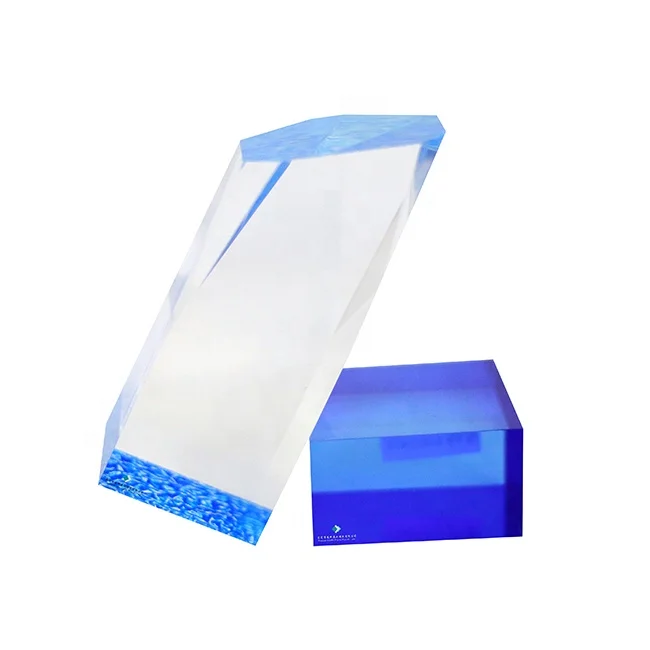 Accepting Small Trail Order Creative Custom Engraved Diamond Crystal Acrylic Trophy Unique Elegant Crystal Acrylic Awards Trophy