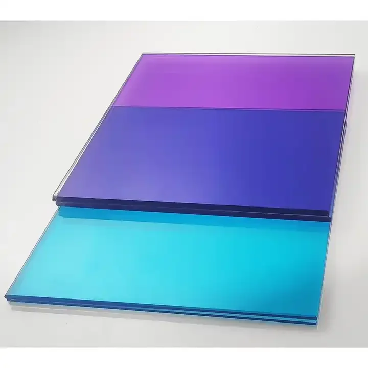 wholesale tempered safety glass 4mm clear color flat laminated glass factory price