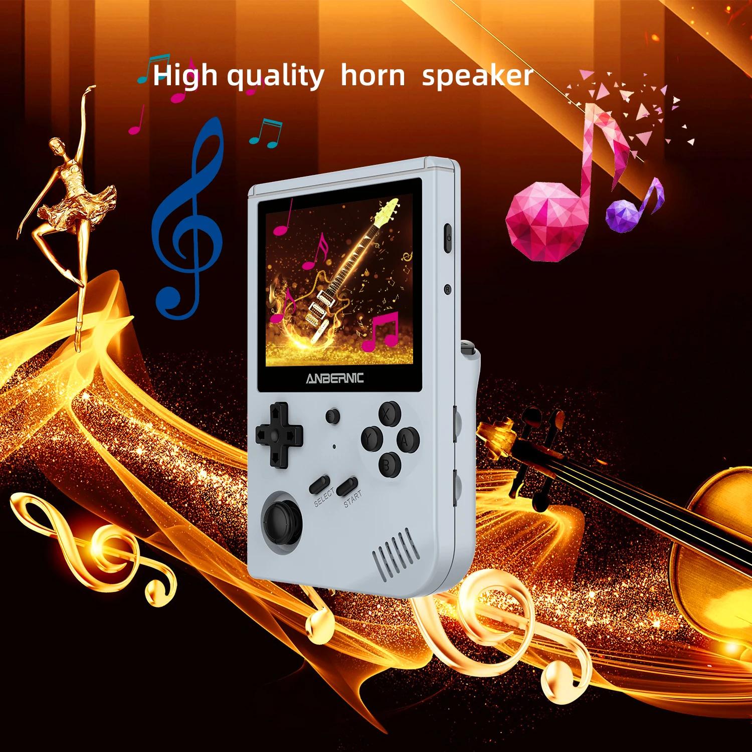 RG351V Portable WiFi Gaming Console 3.5 Inch 2500 Games Opendingux Game Player Free Games Download