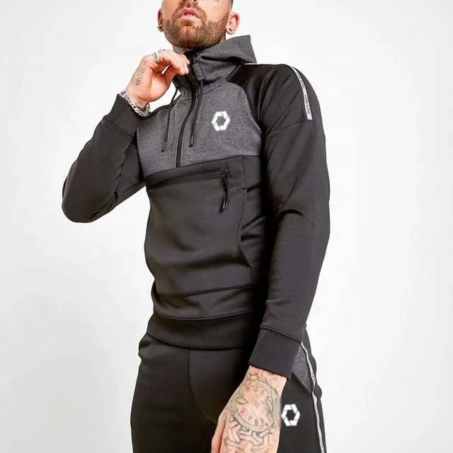 
Мужской спортивный костюм на молнии, индивидуальный спортивный костюм, модный спортивный костюм/производитель с иглами 